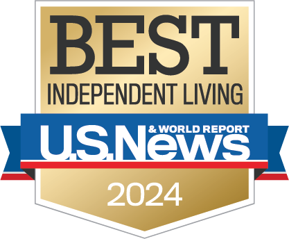US News 2024 Best Independent Living Award Badge